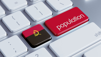 Angola Population Concept.