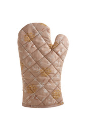 fabric hand bag on white background