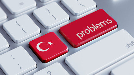 Turkey Problems Concept