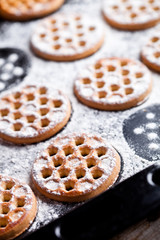fresh homemade honey cookies