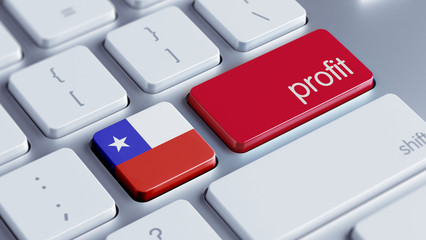 Fototapeta premium Chile Profit Concept.