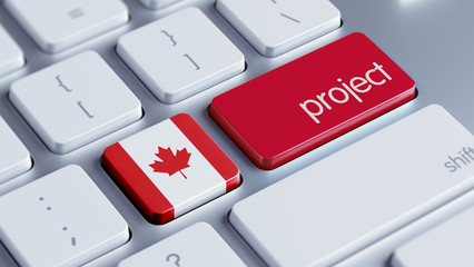 Fototapeta premium Canada Project Concept.