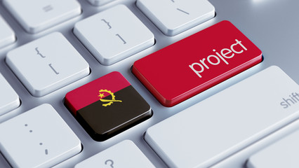 Fototapeta premium Angola Project Concept.
