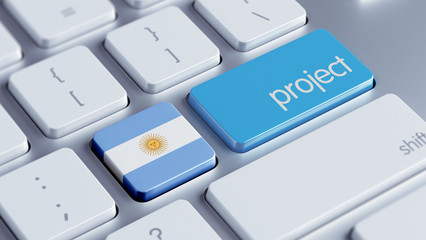 Fototapeta premium Argentina Project Concept.