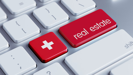 Fototapeta premium Switzerland Real Estate Concept