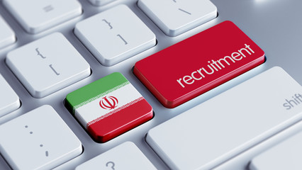 Fototapeta premium Iran Recruitment Concept