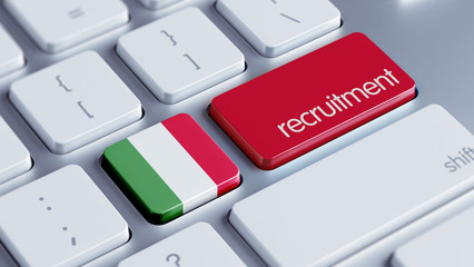 Italy Recruitment Concept
