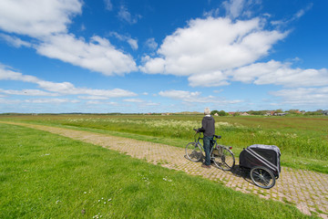 Fototapeta na wymiar Landscape Dutch island Terschelling