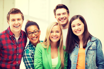 group of students at school