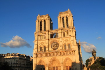 Fototapeta na wymiar Cathédrale Notre Dame de Paris