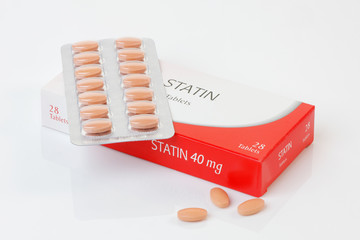 Pack of Statins - anti cholesterol drugs