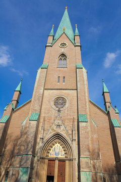 Famous Linkoping cathedral