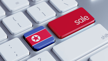 Fototapeta premium North Korea Sale Concept