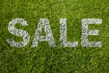 sale auf rasen