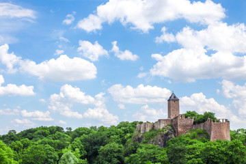 Fototapeta na wymiar Halle Saale - Burg Giebichenstein