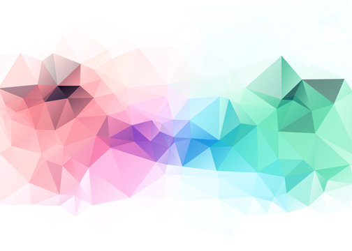 Technology concept abstract polygonal background