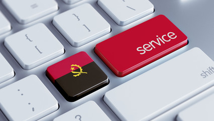 Fototapeta premium Angola Service Concept
