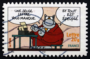 Postage stamp France 2005 Cat, Comics by Philippe Geluck