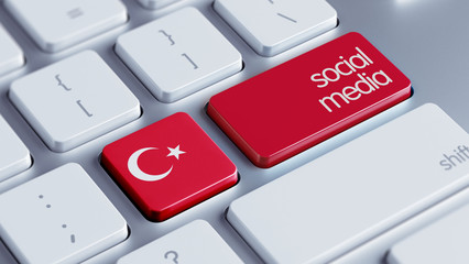 Fototapeta premium Turkey Social Media Concept