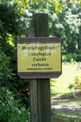 Betreten verboten
