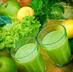 Green smoothie (organic smoothie9