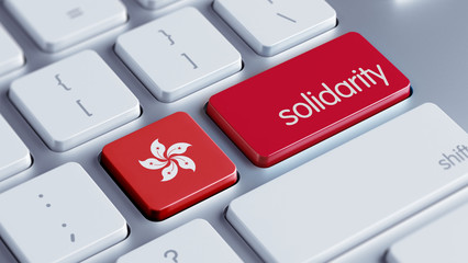 Fototapeta premium Hong Kong Solidarity Concept