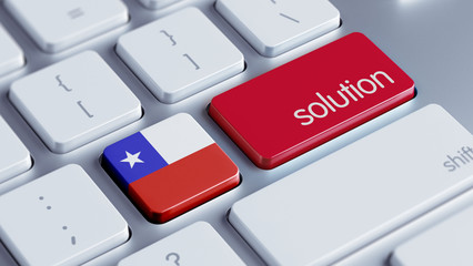 Fototapeta premium Chile Solution Concept