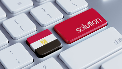 Fototapeta premium Egypt Solution Concept