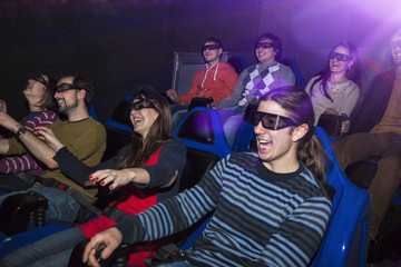 Obraz premium Watching 5D cmovie