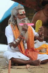 Heiliger Sadhu in Indien