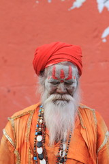 Heiliger Sadhu in Indien