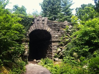 Bridge in Central Park, Manhattan, New York