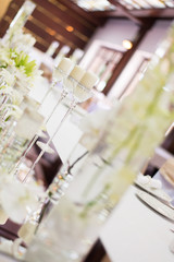 Wedding table decoration