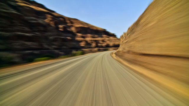Driving Time Lapse Country Road
