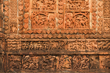 Figurines made of terracotta, Bishnupur , India