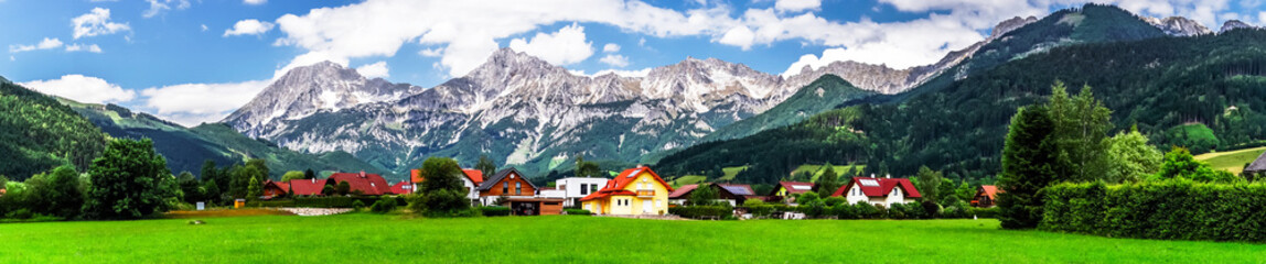 Fototapeta na wymiar Mountains of Shtiria, Austria, at summer