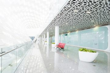 corridor of modern building