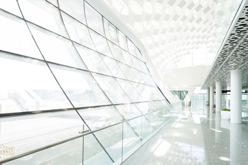 corridor of modern building