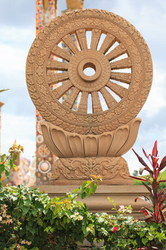 Wheel of Law or Dhamma-Jakra