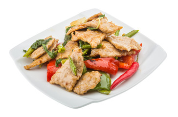 Pork with vegetables