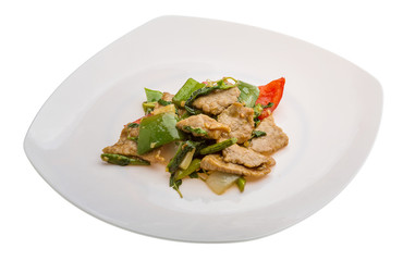 Pork with vegetables