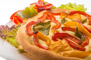 Pizza with bulgarian pepper