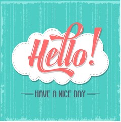 Naklejka premium Calligraphic Writing 