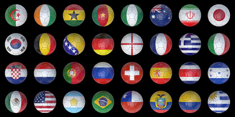 Footballs 2014 (dark) © Steve Kuttig