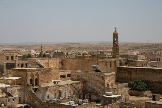 view of old town of Midyat