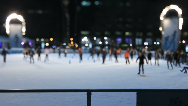 Ice Skating Time Lapse Tilt Shift