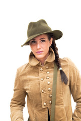 Fototapeta premium Beautiful Woman With Jacket