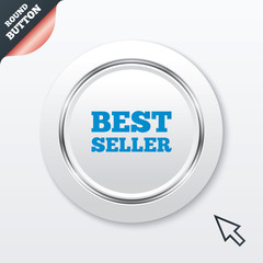 Best seller sign icon. Best seller award symbol