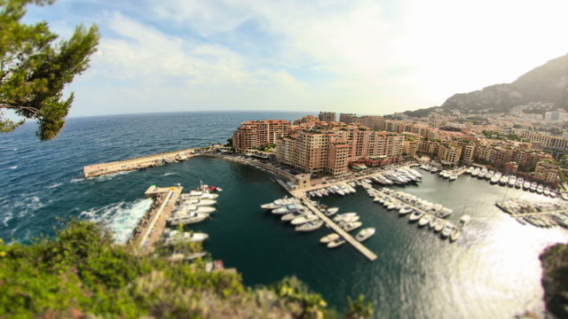 Monaco Cityscape Time Lapse