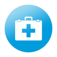 Etiqueta redonda botiquin